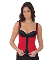 Amora Secret Kırmızı Mı 9173 Terletici Agraflı Göğsü Açık Atlet Korse