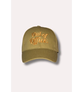 Out Of Office Haki Yeşil Kanvas Kep Şapka (Açık Haki)
