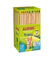 Alpino Trimax 120'Li 12 Renk X 10 Jumbo Kuru Boya Al-000377
