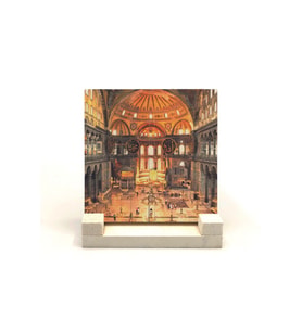 Ayasofya Camii içi  Baskılı Taş Masaüstlük 10X10