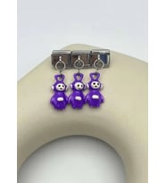 Çelik Silver Mor Teletabi Sallantılı Nomi Charm - 25crm55