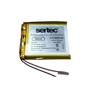 Sertec 785060 3.7V 3000MAH Li-Polymer Pil (DEVRELI/1.5A)