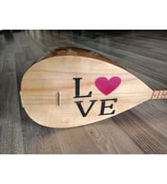 BAĞLAMA 'LOVE' İŞLEMELİ , UZUN SAP BAĞLAMA TAM SET