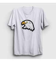 Presmono Unisex Beyaz Eagle Kartal T-Shirt 314011tt (Beyaz)