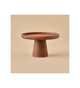 Ven Ahşap Kek Standı Naturel (21 cm)