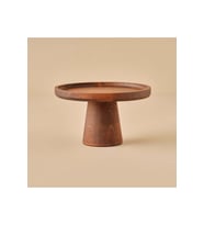 Ven Ahşap Kek Standı Naturel (21 cm)