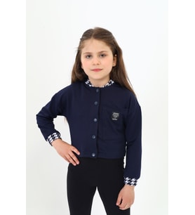 Toontoy Kız Çocuk Hırka (Lacivert)