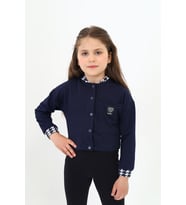 Toontoy Kız Çocuk Hırka (Lacivert)