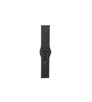 Huawei GT2 42mm Uyumlu Band Serisi 20mm Klasik Kordon Silikon Strap Kayış (Gri)