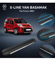 Fiat Fiorino Kısa S-Line Premium Krom Yan Basamak  2008 Sonrası