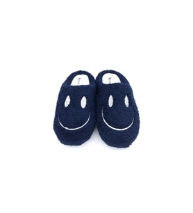 Shoemio Smiley Lacivert Kadın Ev Terliği