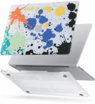 MacBook Air 13 inç Kılıf Uyumlu A1466 A1369 İnce Hafif Sert Kapak Renkli Desen Darbe Çizilme Koruma Hard Case Karışık
