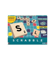 JLJ64 Scrabble Orijinal Ahşap İkisi Bir Arada Türkçe (Çok Renkli)