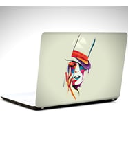 Renkli Portre Laptop Sticker 12 İnch (29X24CM)