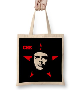 Che Guevara Shirt Revolution Rebel Tee Gerrilla Fighter Bez Çanta Uzun Saplı