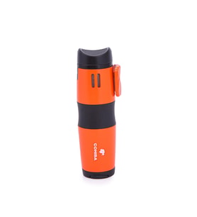 3 Torch Pürmüz Turuncu-Siyah Metal Puro Çakmağı - TR7227