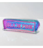 Black Pink Baskılı Şeffaf Kalemlik