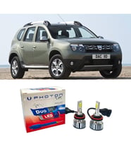 Dacia Duster 1 Led Xenon Sis Far Ampulü H11 Duo Yeni Seri Beyaz 2010-2018