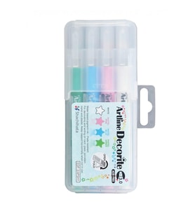 ARTLINE EDFM-3/4PSH1 DECORITE 3.0mm KESİK UÇ MARKER PASTEL RENLER 4'LÜ