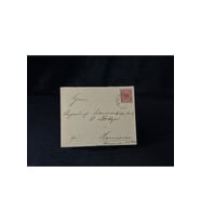Deutsches Reich 1893 yılında Alman İmparatorluğu döneminde postadan geçmiş Zarf Reichspost 10 Pfenn