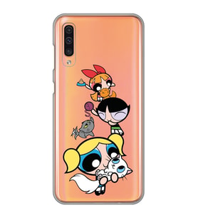 Samsung Galaxy A50 - A30S - A50S Uyumlu Girls Tasarımlı Şeffaf Telefon Kılıfı