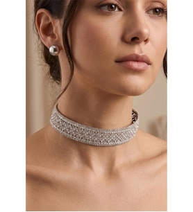 FULL TAŞLI TASMA CHOKER KOLYE