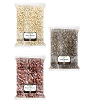 3x170 Gr. Chia Tohumu Keten Tohumu Beyaz Kinoa 170'şer Gram 3 Paket