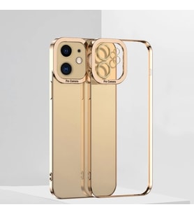 ALLY Fashion Series iPhone 12 6.1inç Kılıf Renkli Kenar Lazer Çerçeveli Silikon - SSSSSS7845-9