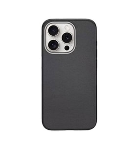 iPhone 15 Pro Max Kılıf Magsafe Şarj Özellikli PU Deri Adora Kılıf (Siyah)