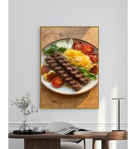 kebap Ev Duvar Salon Güzellik Salonu Ofis Dükkan Dekarasyon Kanvas Tablo