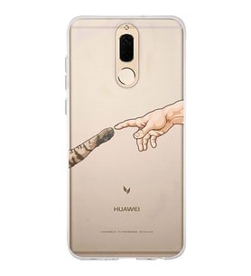 Huawei Mate 10 Lite Uyumlu Baskılı Yumuşak Silikon Şeffaf Telefon Kılıfı