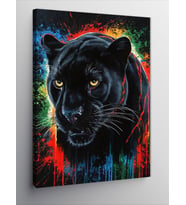 Kanvas Tablo Siyah Panter