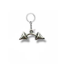 Gücünü Taşı – Sporcu Fitness Dambıl Figürlü Unisex Metal Anahtarlık