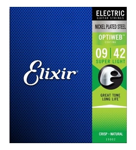 Elixir 19002 Optiweb Super Light Elektro Gitar Teli (9-42)