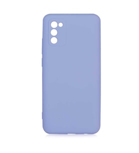 Samsung Galaxy A02S Kılıf Orj Lansman Serisi Pürüzsüz Esnek Kadife İç Kısım (Lila)