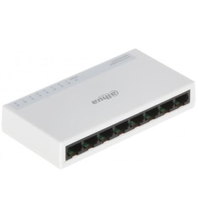 DAHUA PFS3008-8ET-L, 8 Port, MegaBit, Yönetilemez, Masaüstü Switch