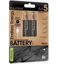 Şarj Edilebilir Pil 1.5V 2800mWh Lityum-İon Kalın Pil AA 5 Type-C Şarjlı (AA, Her Paket, 2)