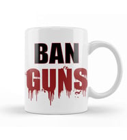 Ban Guns Stop Guns Violence Kupa Bardak Porselen