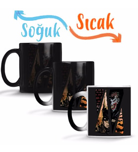 Order And Chaos Batman And Joker Sihirli Kupa Bardak Porselen