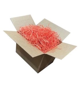 Zikzak Kırpık Kağıt Dolgu Malzemesi -Turuncu - 250Gr.