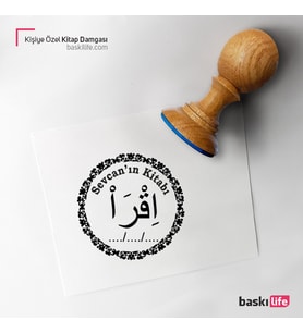 Kişiye Özel Kitap Damgası Kitap Mührü Kaşe Kitap Mühür Özel Damga 115