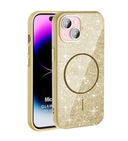 Microsonic Apple iPhone 15 Kılıf GlamGrip Luxe Gold (Gold)
