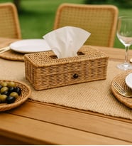 Rattan peçetelik, kapaklı peçetelik 25cm-14cm