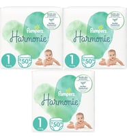 Prima Pampers Harmonie Bebek Bezi Beden:1 (2-5Kg) Yeni Doğan 150 Adet Aylık Ultra Fırsat Pk