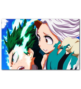 Cakatablo Anime My Hero Academia Eri Izuku Midoriya Görseli