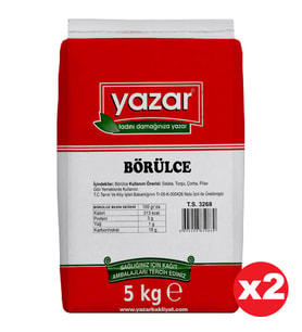 Yazar Kuru Börülce Fasulye 5 Kg x 2 Paket