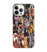 Iphone 15 Pro Uyumlu Basketbol Tasarımlı Şeffaf Telefon Kılıfı