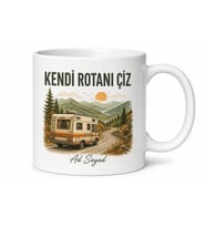 Motokaravan Hayali Özgürlük Kupası Karavan Kumbara Birikimi Seyahat Hediye Bardak