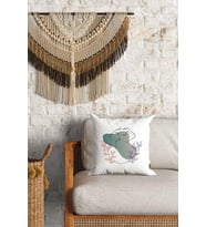 Modern Kadın Desenli Çift Yön Dijital Baskılı Dekoratif Kırlent Kılıfı Yastık Kılıfı 39x39cm