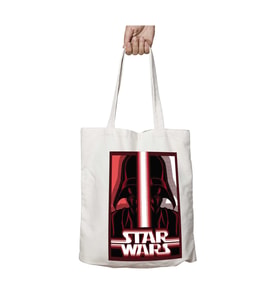 Darth Vader Sith Lord Star Wars iki Tarafı Kalıcı Baskılı Yıkanabilir Okul Plaj Omuz Bez Çantası